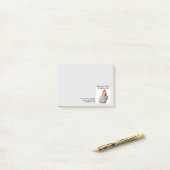 プロフェッショナル不動産仲介業者写真テンプレート ポストイット (デスク上)