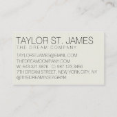 プロフェッショナル両面名刺 名刺 (裏面)