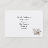 プロフェッショナル中性歯科アポイントメントカード 予約カード (裏面)