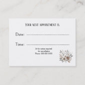 プロフェッショナル中性歯科アポイントメントカード 予約カード (正面)