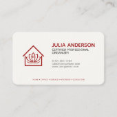 プロフェッショナル主催者クリムゾンレッド 名刺 (正面)