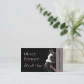 プロフェッショナル乗馬トレーナーカード 名刺 (スタンド正面)