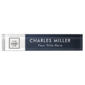 プロフェッショナル事業ロゴ机用ネームプレート デスクネームプレート (正面)