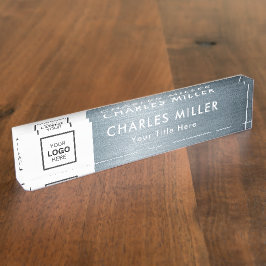 プロフェッショナル事業ロゴ机用ネームプレート デスクネームプレート