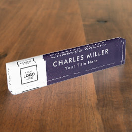 プロフェッショナル事業ロゴ机用ネームプレート デスクネームプレート