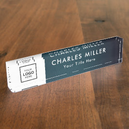 プロフェッショナル事業ロゴ机用ネームプレート デスクネームプレート