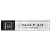 プロフェッショナル事業ロゴ机用ネームプレート デスクネームプレート (正面)