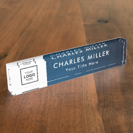 プロフェッショナル事業ロゴ机用ネームプレート デスクネームプレート