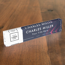 プロフェッショナル事業ロゴ机用ネームプレート デスクネームプレート