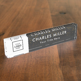 プロフェッショナル事業ロゴ机用ネームプレート デスクネームプレート