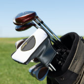 プロフェッショナル事業会社ロゴサークル白 ゴルフヘッドカバー (インサイチュ)