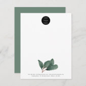 プロフェッショナル事業会社ロゴユーカリ ノートカード (正面/裏面)