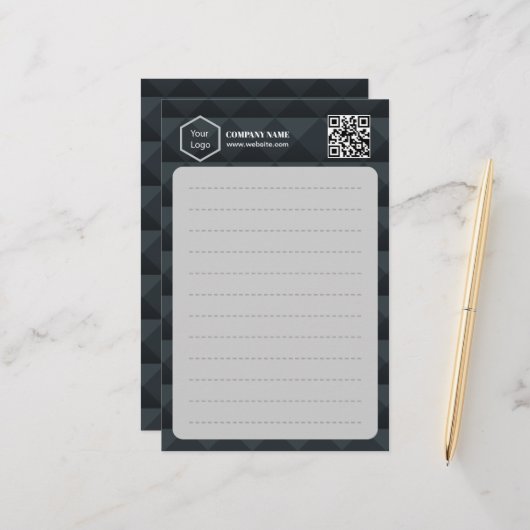 プロフェッショナル事業会社企業の 便箋 (正面/裏面インサイチュ)