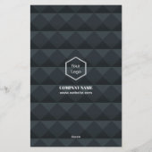 プロフェッショナル事業会社企業の 便箋 (裏面)