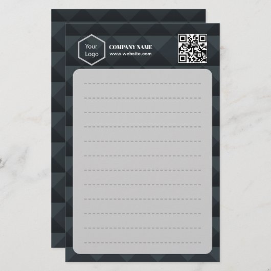 プロフェッショナル事業会社企業の 便箋 (正面/裏面)