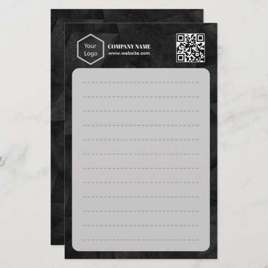 プロフェッショナル事業会社企業の 便箋 (正面/裏面)