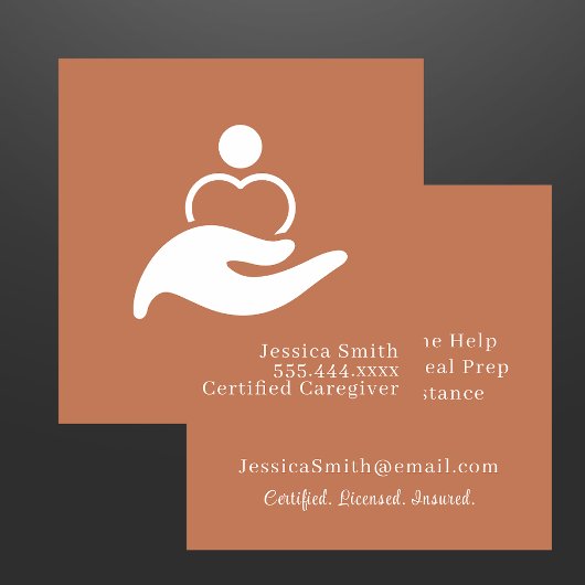 プロフェッショナル介護者ホーム救済アイド スクエア名刺