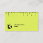 プロフェッショナル付き名刺（単位センチメートル） 名刺 (正面)