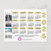 プロフェッショナル企業のあいさつ文2025年予定表 シーズンポストカード (正面)