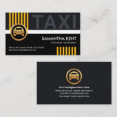 プロフェッショナル企業のスタイル運転手 名刺 (正面/裏面)