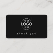 プロフェッショナル企業の事業サンキューカード 名刺 (正面)