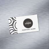 プロフェッショナル企業ロゴとQRコード マグネット名刺 (インサイチュ)