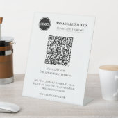プロフェッショナル企業予約QRコード 台座サイン (インサイチュ)