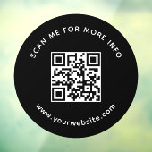 プロフェッショナル企業QRコード 詳細はスキャンしてね ウィンドウサイン (シート3)