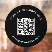 プロフェッショナル企業QRコード 詳細はスキャンしてね ウィンドウサイン (シート2)