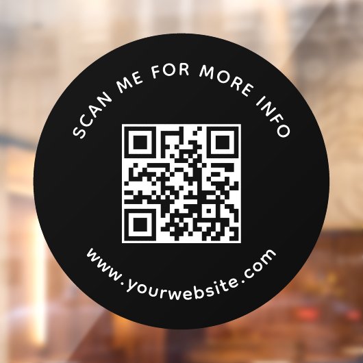 プロフェッショナル企業QRコード 詳細はスキャンしてね ウィンドウサイン (シート2)