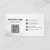 プロフェッショナル会企業の社 | Qrコードの追加 名刺 (裏面)