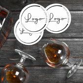 プロフェッショナル会社のロゴのプロモーション ラウンドペーパーコースター