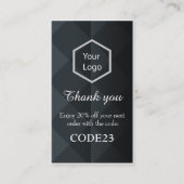 プロフェッショナル会社のロ企業のゴ 割引カード (正面)