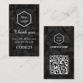 プロフェッショナル会社のロ企業のゴ 割引カード (正面/裏面)