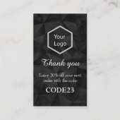 プロフェッショナル会社のロ企業のゴ 割引カード (正面)