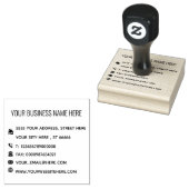 プロフェッショナル会社の住所パーソナライズされた ラバースタンプ (押印)