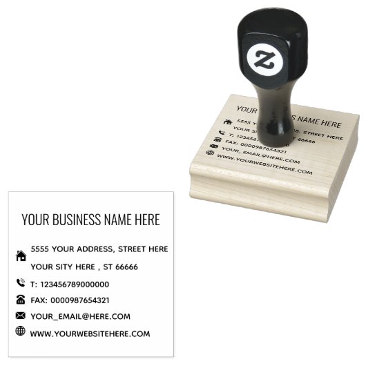 プロフェッショナル会社の住所パーソナライズされた ラバースタンプ (押印)