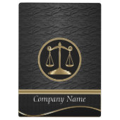 プロフェッショナル会社スタイル |弁護士 | DIY文字 クリップボード (裏面)