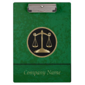 プロフェッショナル会社スタイル |弁護士 | DIY文字 クリップボード (正面)