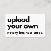 プロフェッショナル会社テンプレート公証人 名刺 (裏面)