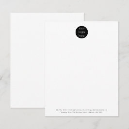 プロフェッショナル会社ロゴのミニマル化 ノートカード