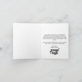 プロフェッショナル会社ロゴクリスマスフォト折り畳み シーズンカード (内部)