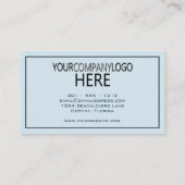 プロフェッショナル会社ロゴトロピカル・グリーナリー 名刺 (裏面)