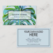 プロフェッショナル会社ロゴトロピカル・グリーナリー 名刺 (正面/裏面)