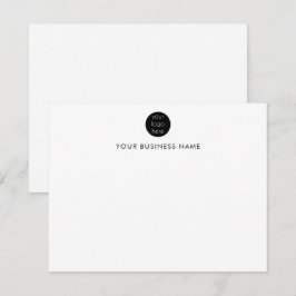 プロフェッショナル会社ロゴブランド ノートカード