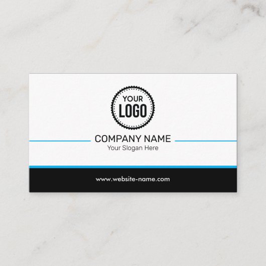 プロフェッショナル会社ロゴ写真ソーシャルメディアの追加 名刺 (正面)