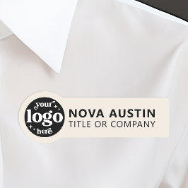 プロフェッショナル会社ロゴ従業員の磁気またはピン 名札