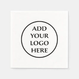 プロフェッショナル会社企業のロゴはこちら スタンダードカクテルナプキン