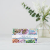 プロフェッショナル会計士および金融専門家の場合 名刺 (スタンド正面)