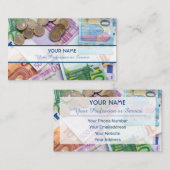 プロフェッショナル会計士および金融専門家の場合 名刺 (正面/裏面)